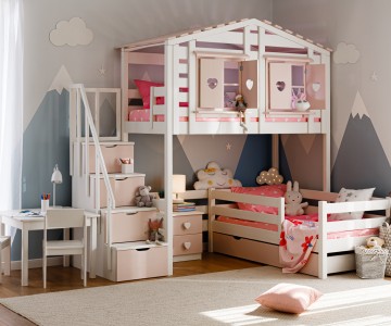 Комната для двух девочек Тимберика Кидс №9 Комната для двух девочек Тимберика Кидс №9