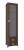 Шкаф-пенал Изабель ИЗ-63К со стеклом