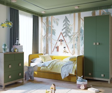 Детский гарнитур "Два плюс два" Лесная сказка Детский гарнитур "Два плюс два" Лесная сказка