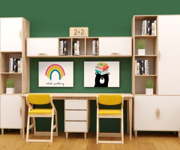 Уголок школьника "Два плюс два" Радужная компания Уголок школьника "Два плюс два" Радужная компания