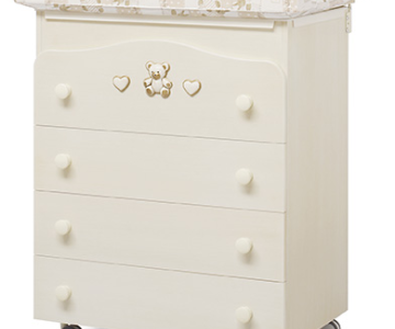 Комод пеленальный с ванночкой Erbesi Brigette Комод пеленальный с ванночкой Erbesi Brigette