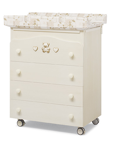 Комод пеленальный с ванночкой Erbesi Brigette Комод пеленальный с ванночкой Erbesi Brigette