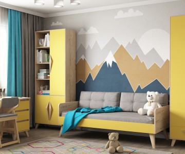 Комната "Два плюс два" Желтая Комната "Два плюс два" Желтая