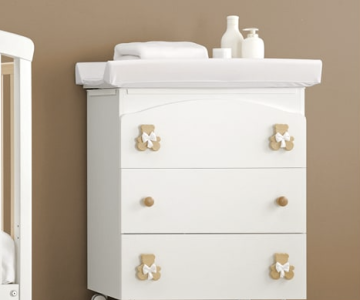 Комод пеленальный Erbesi Dudu (Дуду) с ванночкой Комод пеленальный Erbesi Dudu (Дуду) с ванночкой